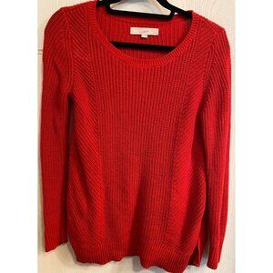 Loft red Sweater